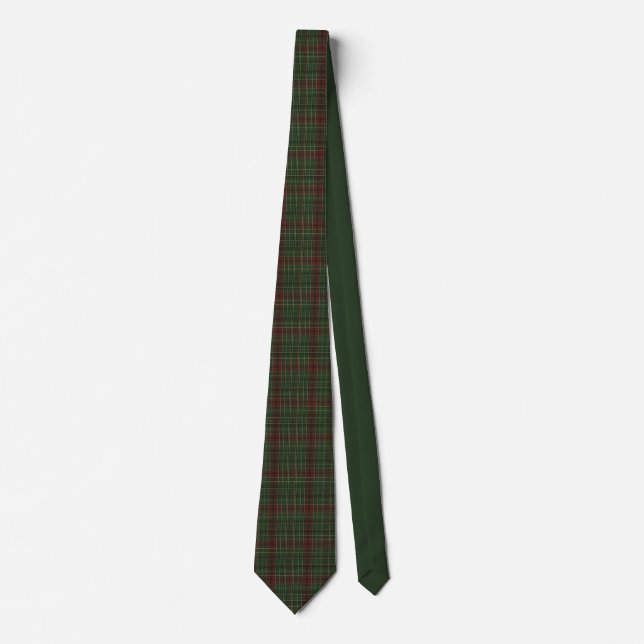 Gravata Xadrez vermelho/verde rústico e robusto ao ar livr (Frente)