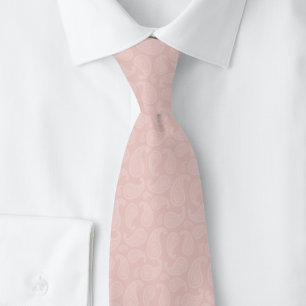 Gravata Xampanha Rosa Paisley