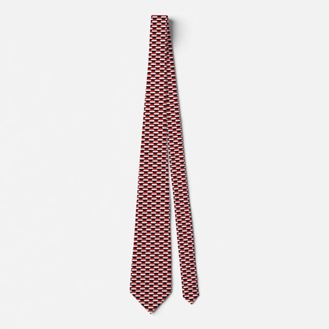 Gravata Yemen Flag Honeycomb Tie (Frente)