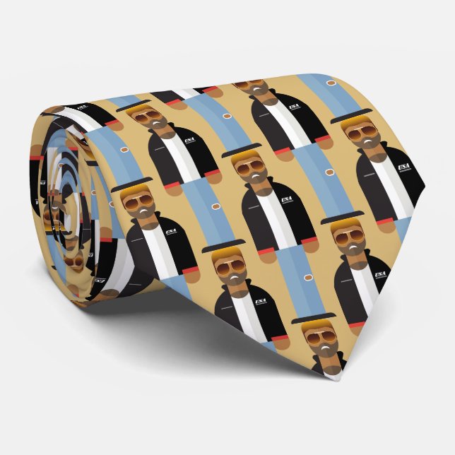 Gravata Yog – Pop Icon Pattern Tie (Rolled)