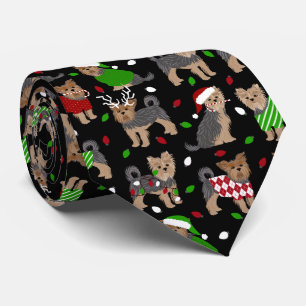 Gravata Yorkie Christmas Yorkshire Terrier Dog