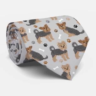 Gravata Yorkshire Terrier Paws e Bones Yorkie Dog