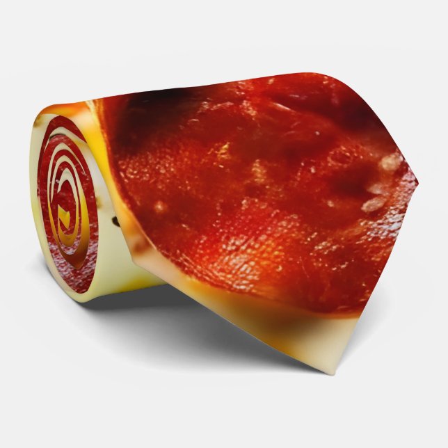 Gravata Yummy All Over Pizza Neck (Rolled)