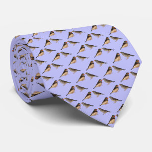 Gravata Zebra Finch Frenzy Tie Double Sided (Lilac)