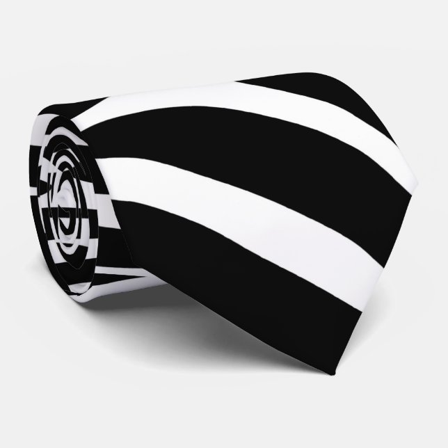 Gravata Zebra Skin Pattern Tie (Rolled)