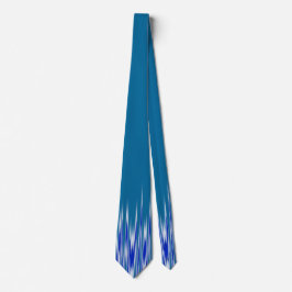 Gravata Zig digital Abstrato de incêndio e chuva com dois