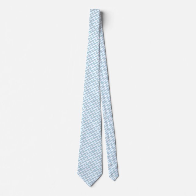 Gravata Zig Zag Authority: Light Blue Power Tie (Frente)