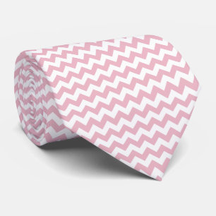 Gravata Zigzag Rosa, Chevron Rosa, Padrão Geométrico