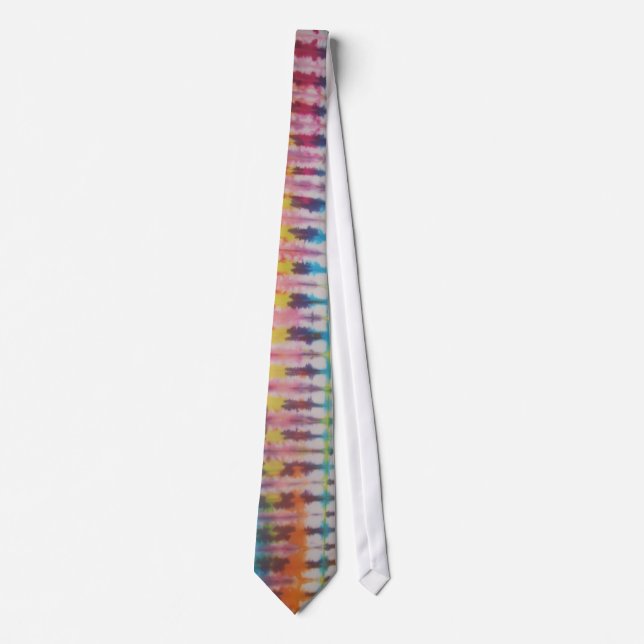 Gravata Zippie Orange Tip Dye Necktie (Frente)