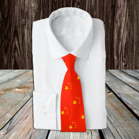 Gravatas da China, moda, bandeira chinesa, negócio
