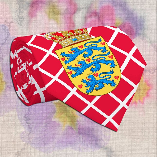 Gravatas da Dinamarca, moda, Dinamarca Flag (Criador carregado)