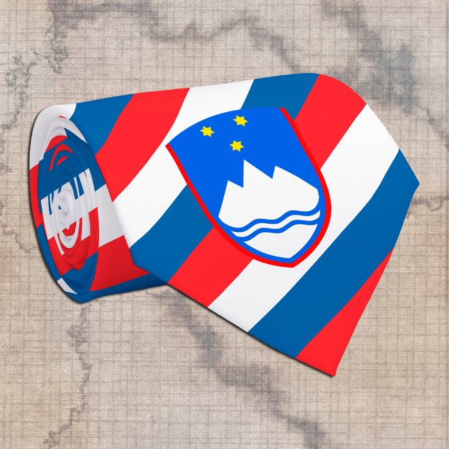 Gravatas da Eslovênia, moda Eslovênia Bandeira (Criador carregado)