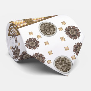 Gravatas de Designer de Homens Marrom