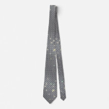 Gravatas de diamante, brilho brilhante Tie, crista