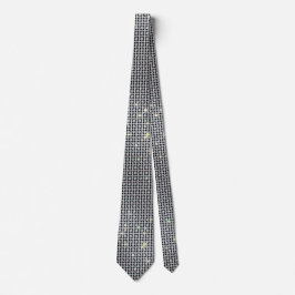 Gravatas de diamante, brilho brilhante Tie, crista