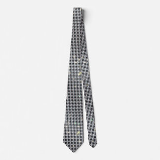 Gravatas de diamante, brilho brilhante Tie, crista