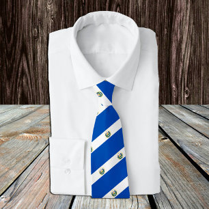 Gravatas de El Salvador, moda Salvador Flag, negóc