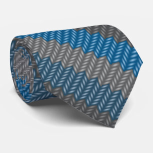Gravatas De Lã Azul Impressas Colher De Roupas Az