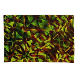 Gravatas deformadas de fitas verdes queimadas