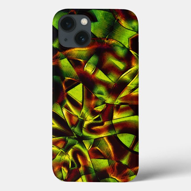 Gravatas deformadas de fitas verdes queimadas (Verso)