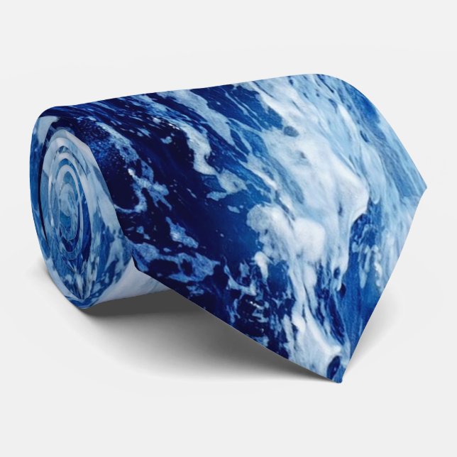 Gravatas do costume da onda 1 (Rolled)