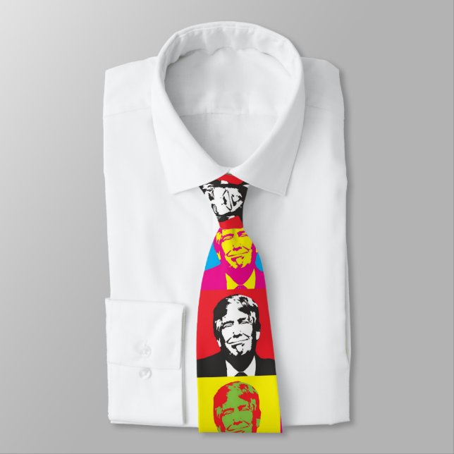 Gravatas Donald Trump Pop Art (Amarrado)