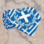 Gravatas grécias, moda, empresa grega Flag<br><div class="desc">Neck Tie: Bandeira Grega Patriótica Lança com design de Armas e Grécias - adoro o meu país,  visto de escritório,  viagem,  patriotas nacionais/adeptos desportivos</div>