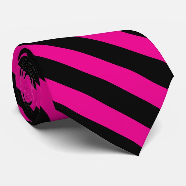Gravatas Masónicas Preto Rosa Monograma | Presente (Rolled)