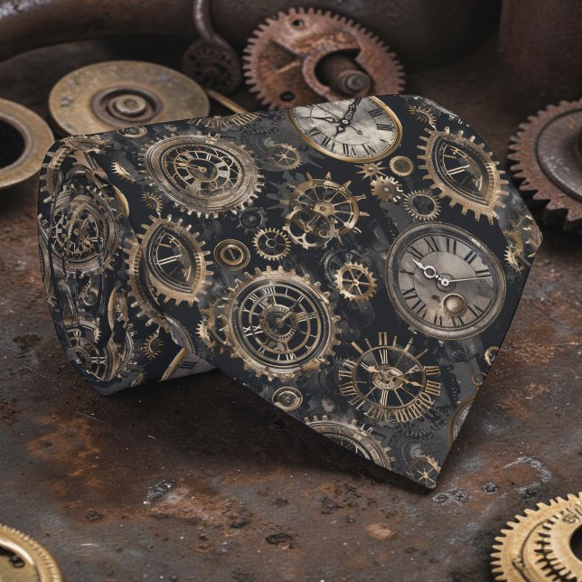 Gravatas personalizadas de relógios Steampunk (Criador carregado)