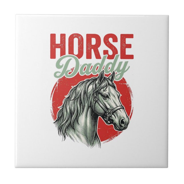 Graveação Vintage Cavalo Pai (Frente)