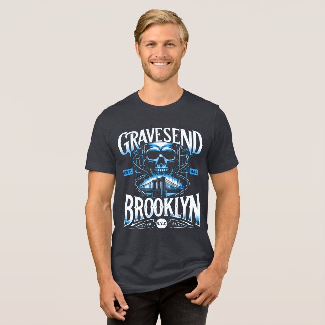 Gravesend Brooklyn NYC T-Shirt (Frente Completa)