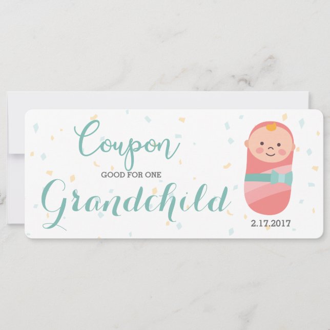 Gravidez Anúncio Coral Garota Teal (Frente)