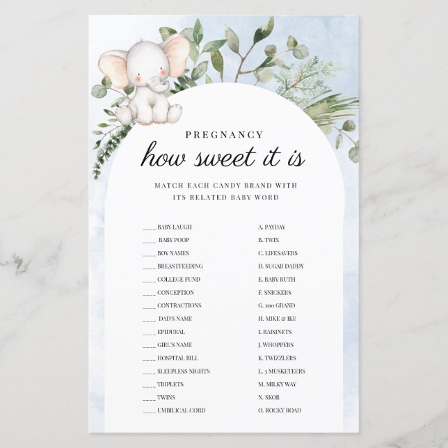 Gravidez Como É Doce É Jogo Chá de fraldas Azul (Frente)