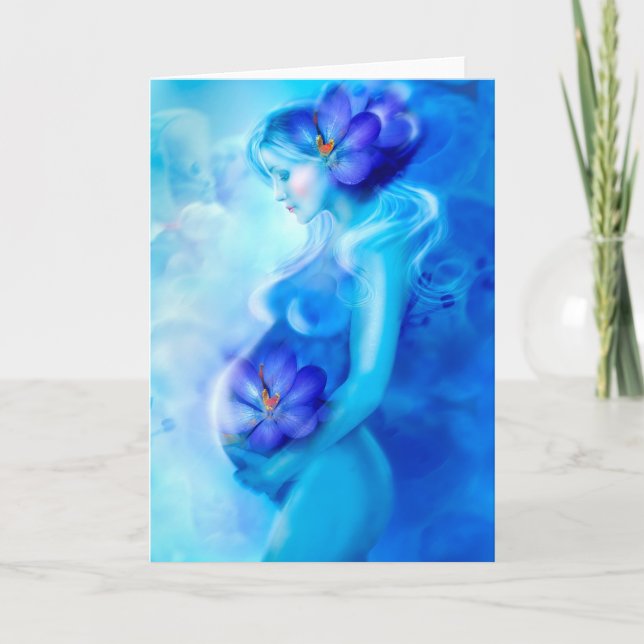 Gravidez Feliz do Cartão (Frente)