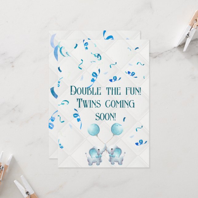 Gravidez Gêmea Dobrar o Anúncio da Alegria (Frente/Verso In Situ)