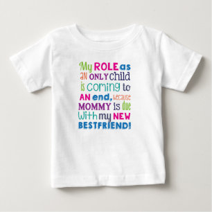 Gravidez Novo Bebê Nova Irmã/Irmã Camisa