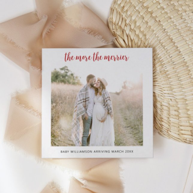 Gravidez Quanto Mais Merrier | Cartão de Férias (Criador carregado)