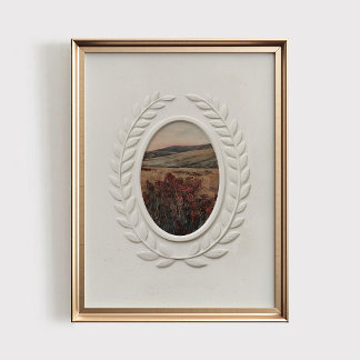 Gravura Antiga de Paisagem Mal-humorada, IMPRESSÃO