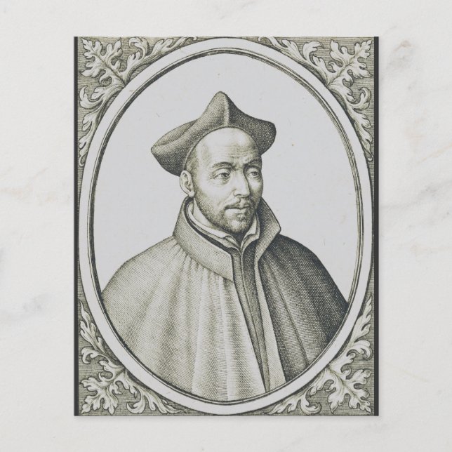 Gravura de São Inácio de Loyola Arte Antiga (Frente)
