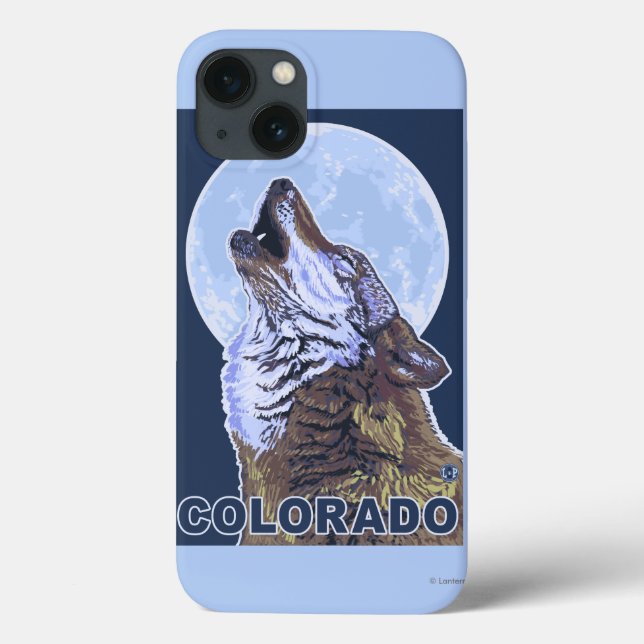 Gray Wolf HowlingColorado (Verso)