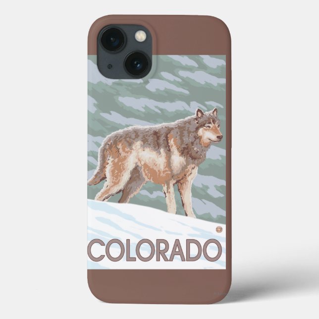 Gray Wolf StandingColorado (Verso)