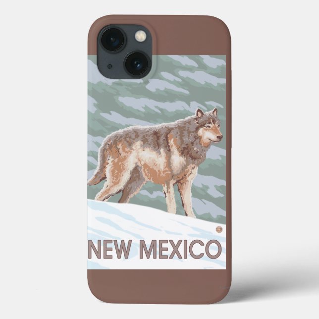 Gray Wolf StandingNew Mexico (Verso)