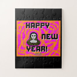 Grays New Year Deseja Quebra-cabeça 30 Peças Sobre