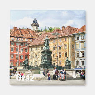 Graz, Áustria - imã de geladeira por Velvet Esca