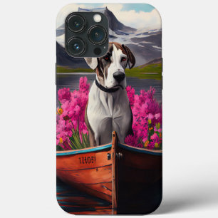 Great Dane em uma Canoa: Uma Aventura Cênica