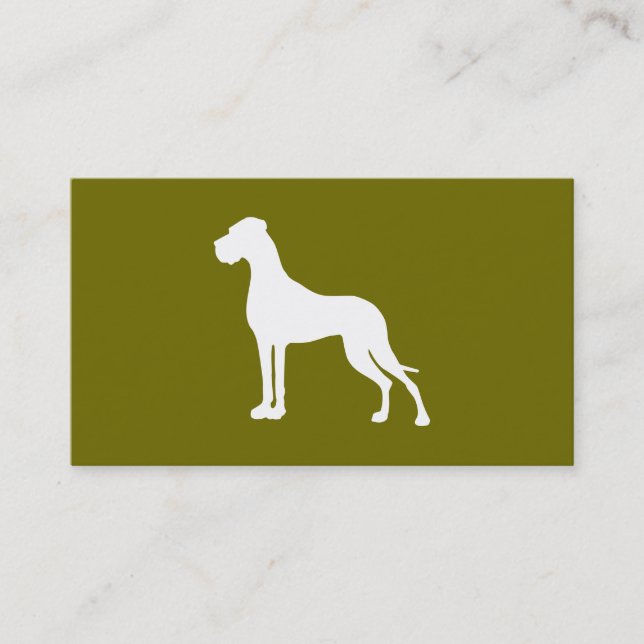 Great Danes cartões verdes (Frente)