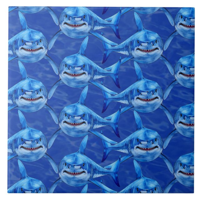 Great White Shark Pattern  (Frente)