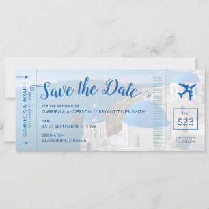 Grécia Destino Casamento Santorini Salvar a Data