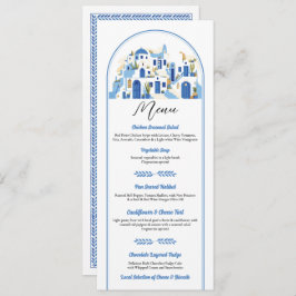 Grécia do Menu Santorini Casamento Grego