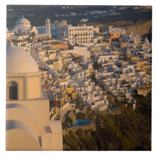 Grécia e Ilha Grega de Santorini cidade de